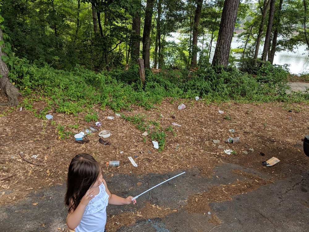 tournament, trash, clean up